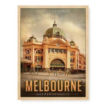 Art Print | Flinders Street Station Melbourne | Portrait